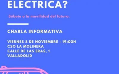 Charla en CSO La Molinera – Viernes 8 Nov – 19h