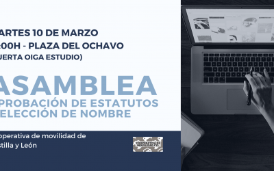 Asamblea – Aprobación de estatutos y elección de nombre – Martes 10 marzo