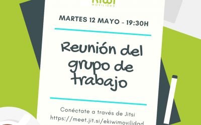 Reunión de trabajo – Martes 12 mayo – 19:30h