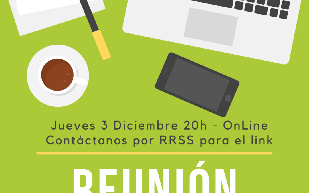 ¡Hemos elegido día para las reuniones!. Te esperamos los jueves a las 20h