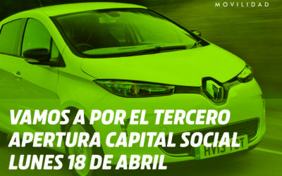 ¡Vamos a por el tercero! Abrimos la campaña de financiación para un nuevo coche. ¡Ya puedes invertir!
