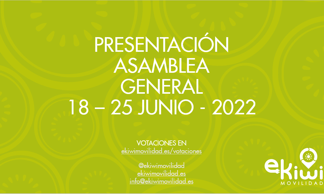 Asamblea general – 18 junio 2022 – Documentación