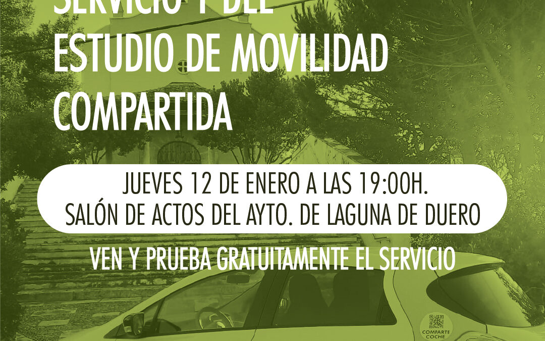 EKiwi presentará su próximo servicio de carsharing en Laguna de Duero el 12 de enero a las 19h