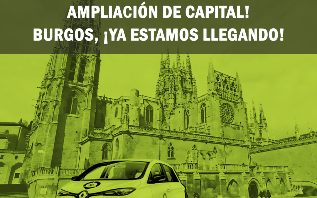 eKiwi movilidad abre una ampliación de capital para lanzar el primer servicio de carsharing eléctrico en Burgos durante el verano