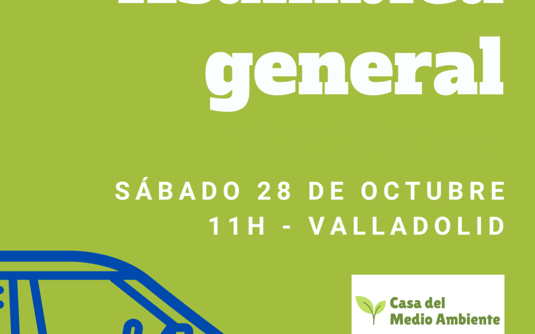 ¡Ve reservando el sábado 28 de octubre porque tenemos asamblea general!