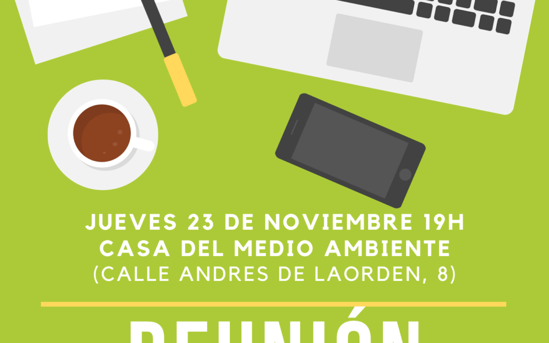 Reunión general, jueves 23 noviembre, 19h. ¿te vienes?