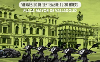 NdP – Presentación del servicio de motosharing – Viernes 20 de septiembre – 12:30h – Plaza Mayor, Valladolid